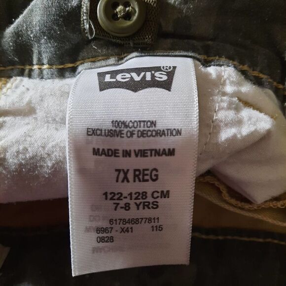 LEVI'S shorts Boys size 7x tan Khakis - Picture 4 of 5